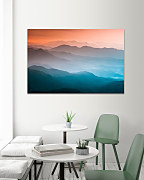 Obraz Úsvit medzi stromami 1869